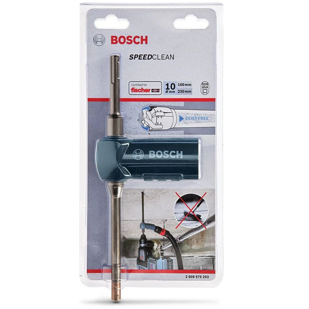 BOSCH 10 X 230mm 2-Cutter SDS-Plus TCT Dust Extraction Hammer Drill Bit - SPEEDCLEAN - Image 2