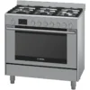 Bosch Serie 6 90 Cm Dual Fuel Range Freestanding Cooker HSB738357A