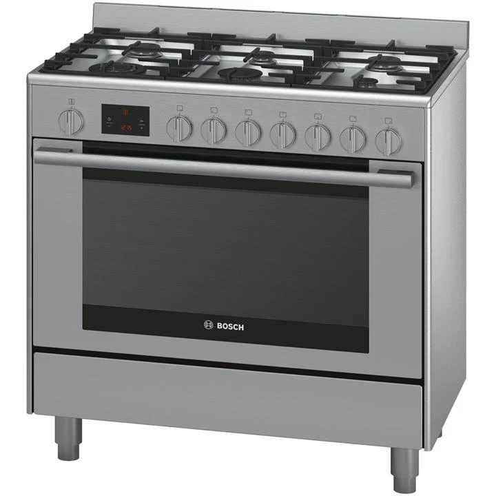 Bosch Serie 6 90 Cm Dual Fuel Range Freestanding Cooker HSB738357A
