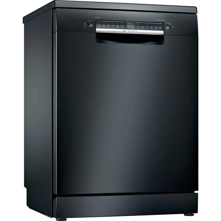 Bosch Serie 4 60cm Freestanding Dishwasher Black Inox SMS4HVB01A