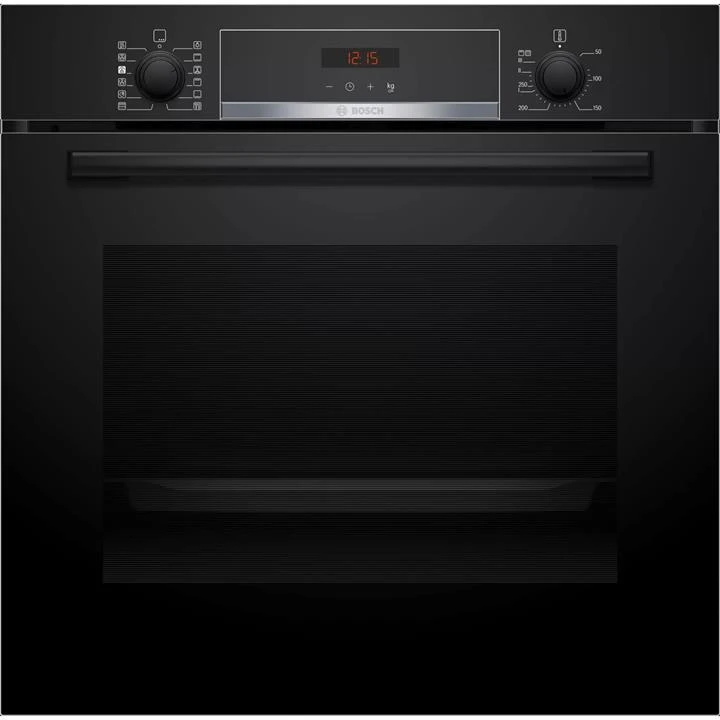 Bosch Serie 4 60cm Built-in Oven With Added Steam Function Black HRA574EB0A