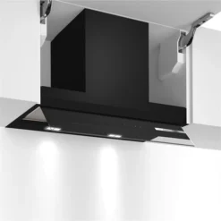 Bosch Series 6 Integrated Design Hood 60 Cm Clear Glass Black Printed DBB67AM60A