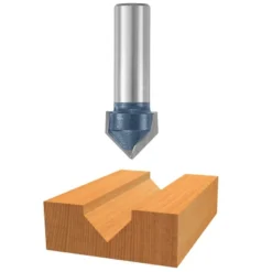 Bosch 84306M 90 Degree X 1.9cm . Carbide Tipped V-Groove Bit