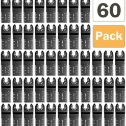 AxPower Oscillating Tool Saw Blades Quick Release Blades For Woodwork Carpenter Compatible With Fein SKIL Westfalia Bosch . Craftsman Ridgid Ryobi Makita Milwaukee Dewalt Rockwell 60 Pack (60)