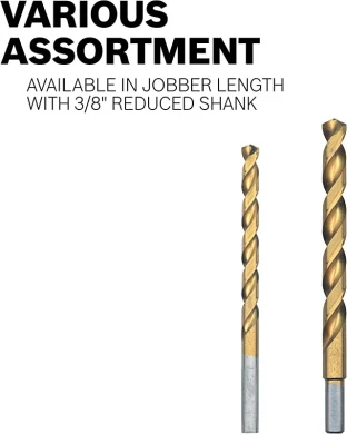 Bosch TI2148 0.8cm . X 12cm . Titanium-Coated Drill Bit - Image 3