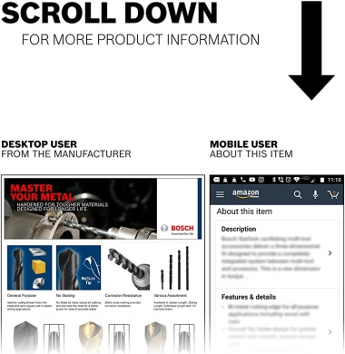 Bosch BL2643 0.6cm . X 15cm . Extra Length Aircraft Black Oxide Drill Bit