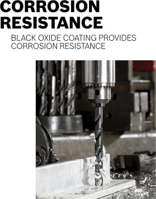 Bosch BL2643 0.6cm . X 15cm . Extra Length Aircraft Black Oxide Drill Bit - Image 5