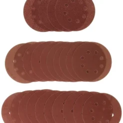 Bosch 25 Random Orbit Sanding Sheets Of 125 Mm, 80-240 Grit