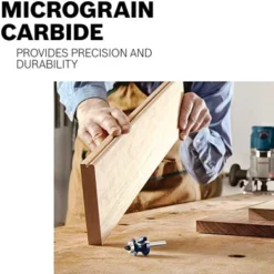 Bosch 85216M 1.3cm . X 2.5cm . Carbide Tipped 3-Flute Flush Trim Bit