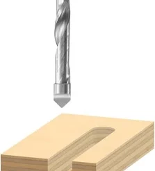 Bosch 85183 Pilot Panel Down Spiral Bit, 0.6cm