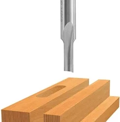 Bosch 85153 High Speed Steel Single Flute Straight Bit, 0.5cm