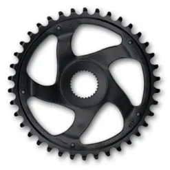 Kmc Bosch Gen 4 Chainring 11/128" X 38t Black 7075-t6 Cnc
